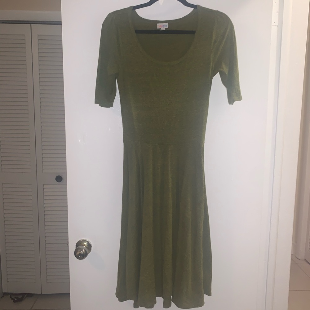 LulaRoe small green dress
